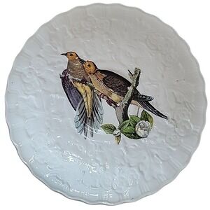 Vintage Alfred Meakin Audubon Birds of America Plate 17 Carolina Turtle Dove 5.5